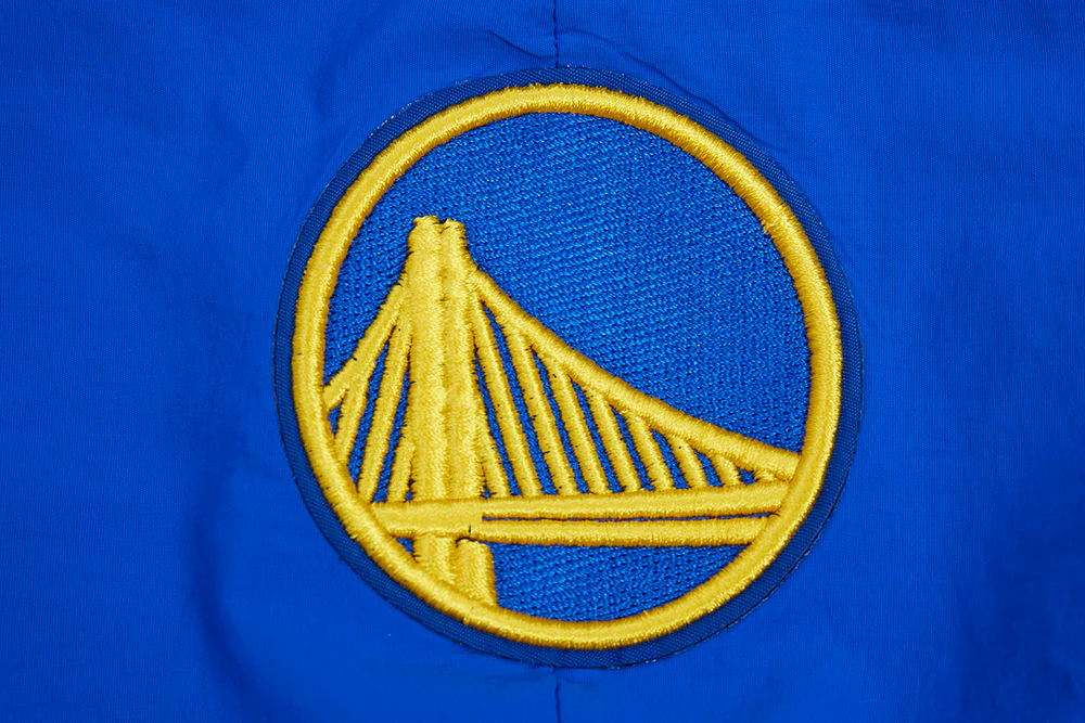 NBA GOLDEN STATE WARRIORS CLASSIC WIND WOVEN WOMEN'S 1/2 JACKET (ROYAL BLUE) - Image 5