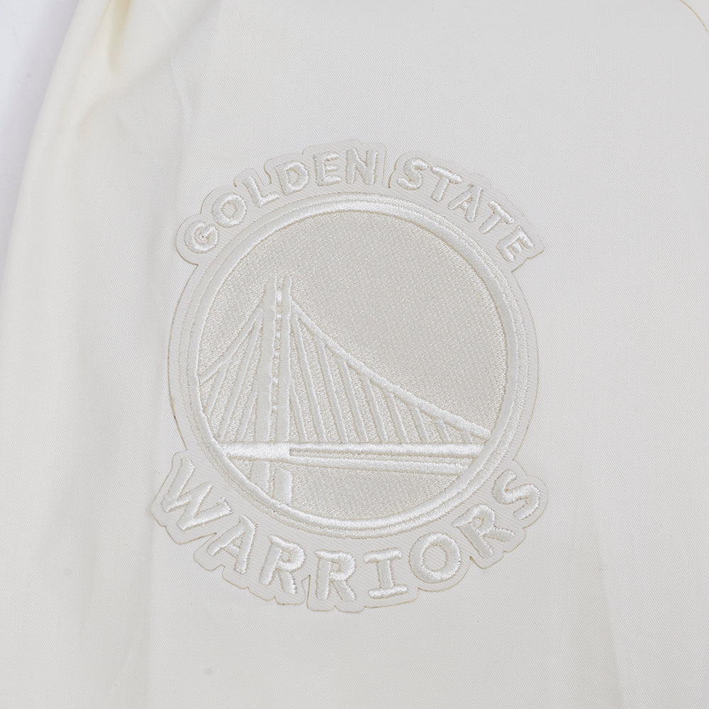 NBA GOLDEN STATE WARRIORS NEURAL WOMEN'S TWILL JACKET (EGGSHELL) - Image 6