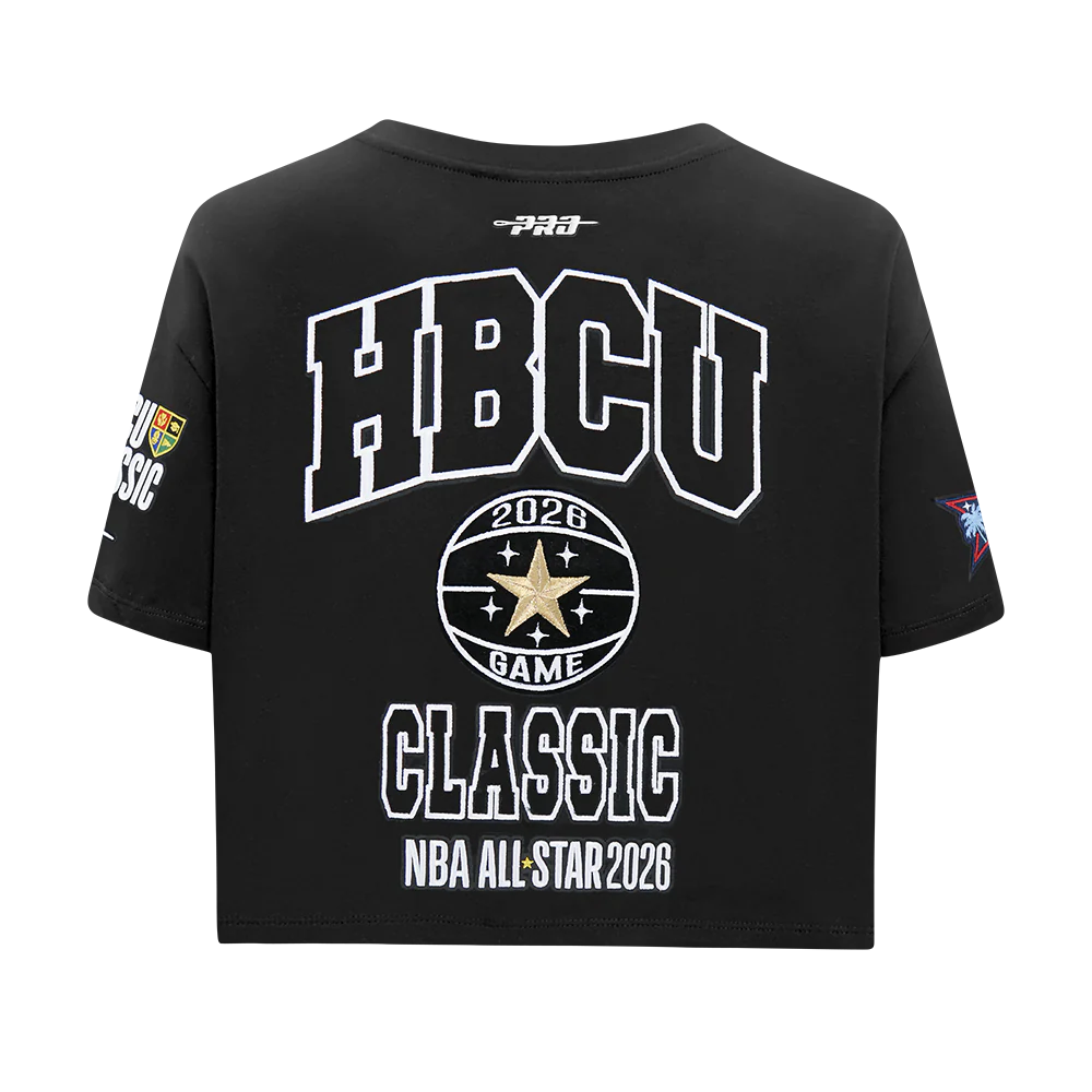 NBA XHBCU CLASSIX 2026 WOMEN'S SJ BOXY TEE (BLACK) - Image 5