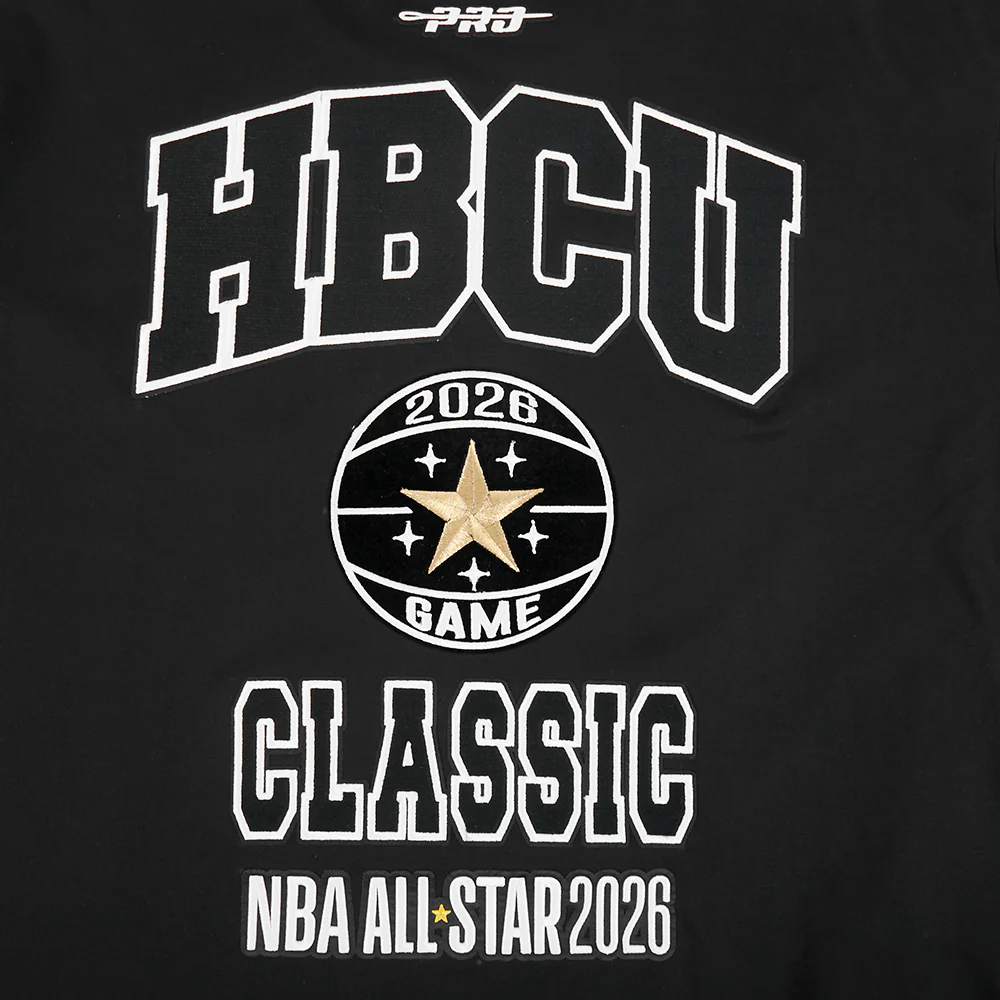 NBA X HBCU CLASSIC 2026 WOMEN'S FLC CROPPED PO HOODIE (BLACK) - Image 9