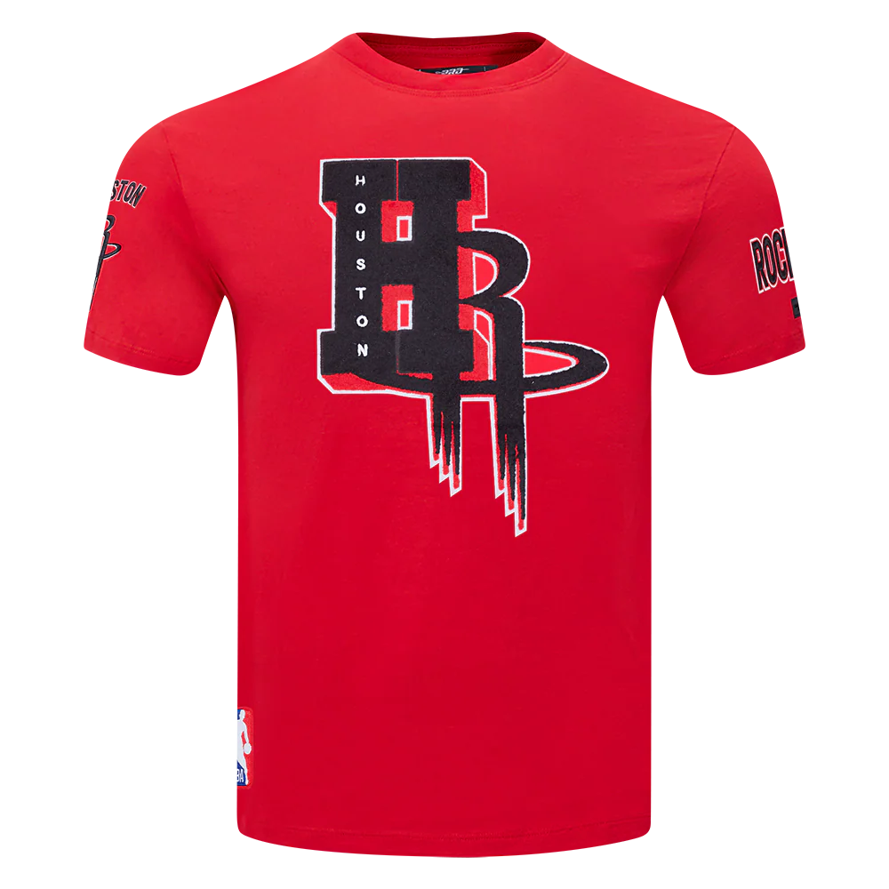 NBA HOUSTON ROCKETS MASHUP MEN'S TEE (RED)