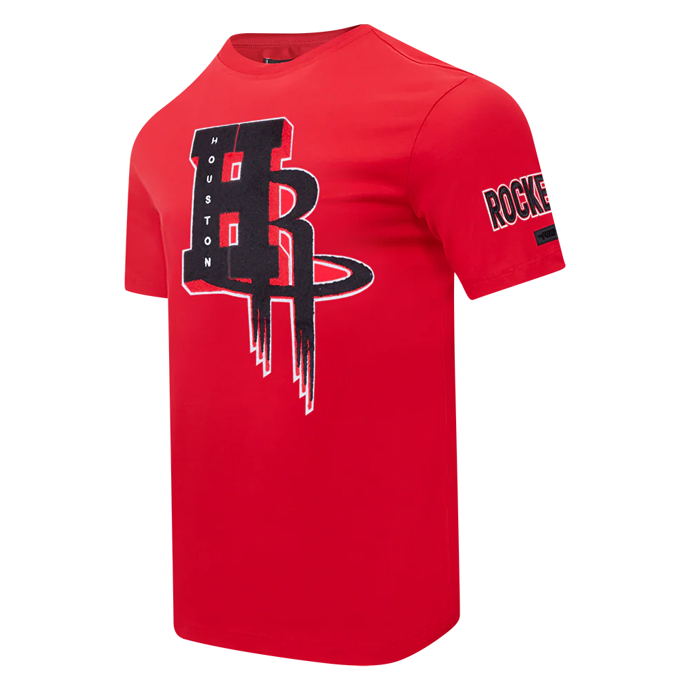 NBA HOUSTON ROCKETS MASHUP MEN'S TEE (RED) - Image 2