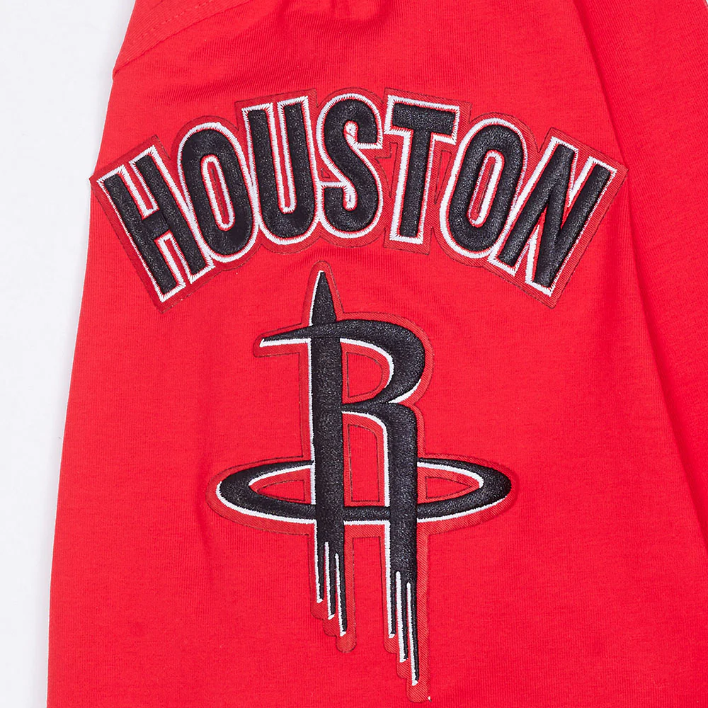 NBA HOUSTON ROCKETS MASHUP MEN'S TEE (RED) - Image 8