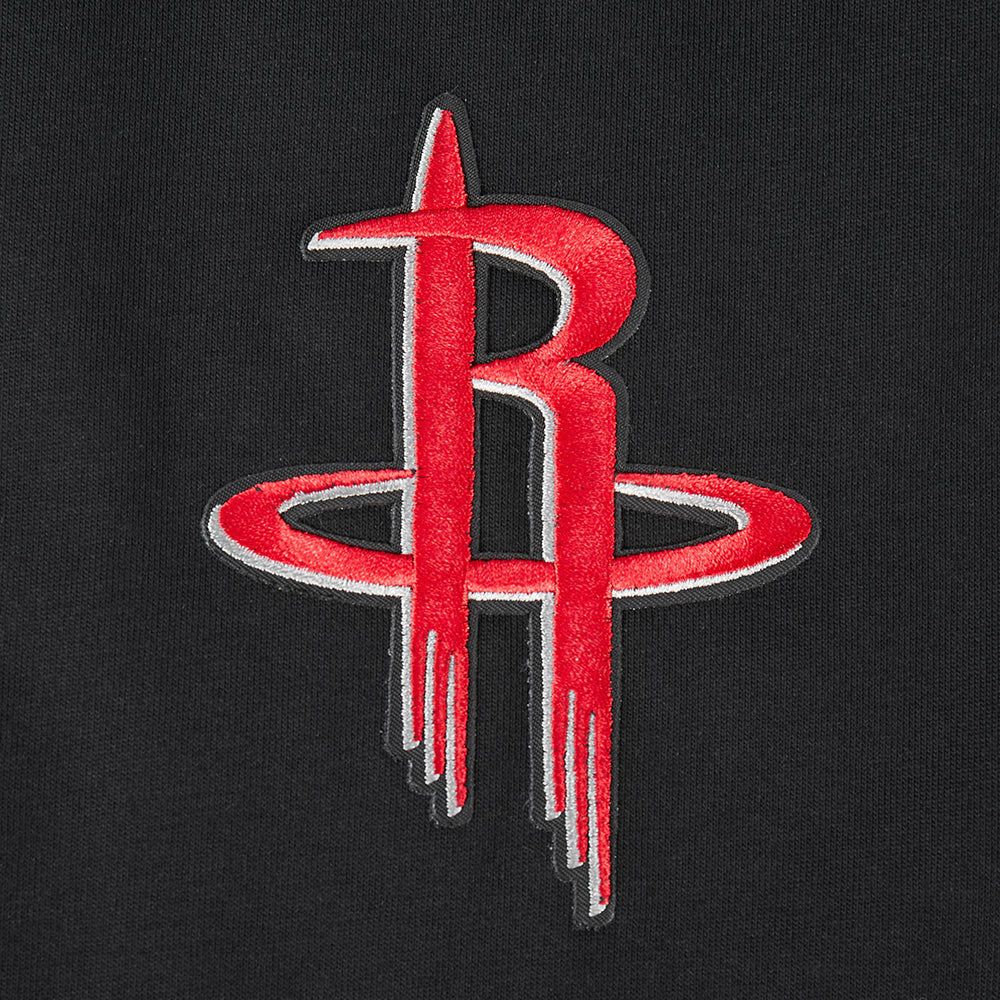 NBA HOUSTON ROCKETS WINGSPAN MEN'S CJ DROP SHOULDER TEE (BLACK) - Image 9