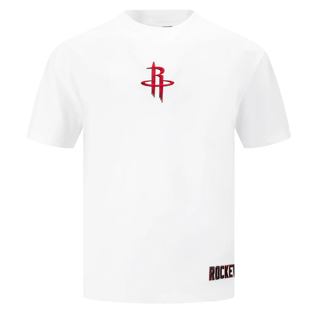 NBA HOUSTON ROCKETS WINGSPAN MEN'S CJ DROP SHOULDER TEE (WHITE) - Image 3