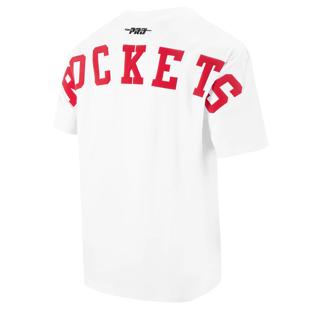 NBA HOUSTON ROCKETS WINGSPAN MEN'S CJ DROP SHOULDER TEE (WHITE) - Image 6
