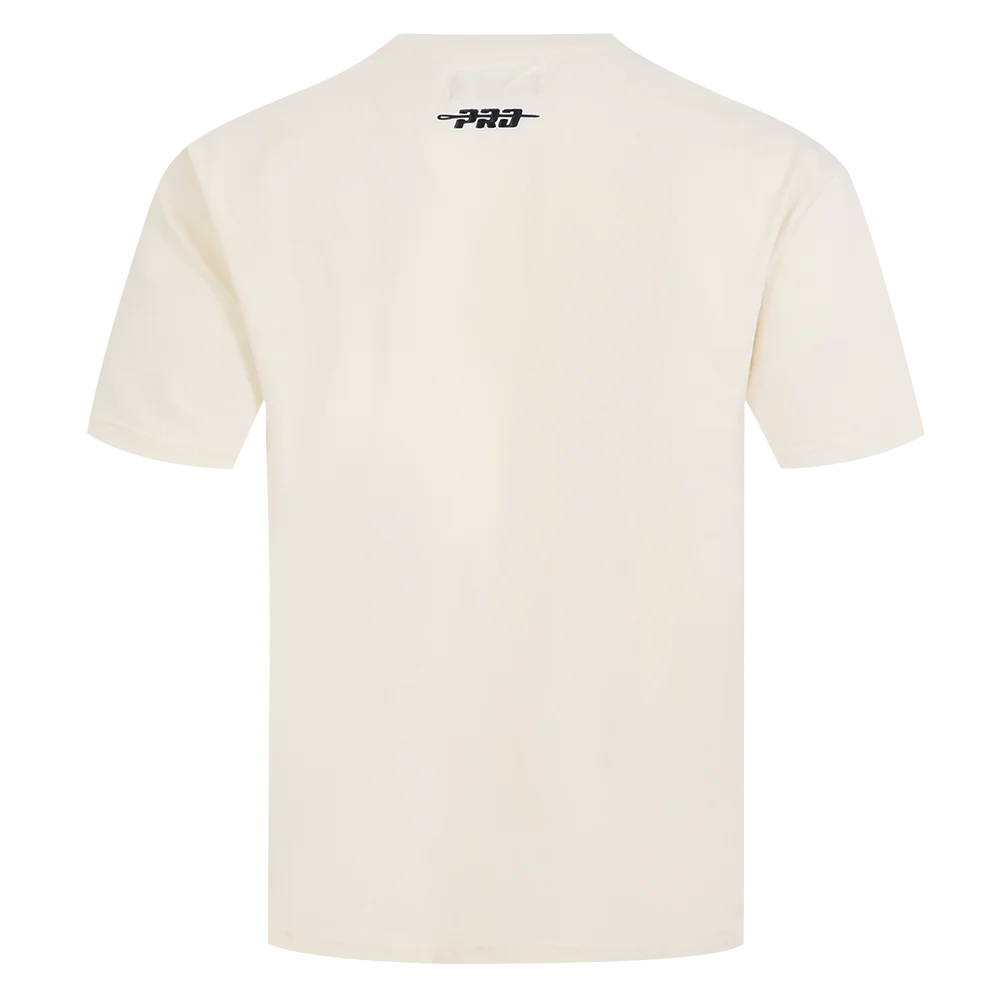 NBA HOUSTON ROCKETS REVERSE FRENCH TERRY MEN'S CJ DROP SHOULDER TEE (EGGSHELL) - Image 3