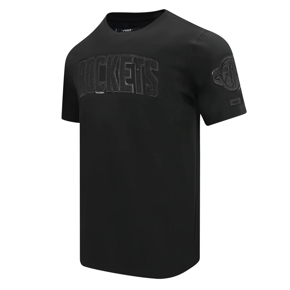 NBA HOUSTON ROCKETS TRIPLE BLACK MEN'S SJ TEE (TRIPLE BLACK MEN'S) - Image 4