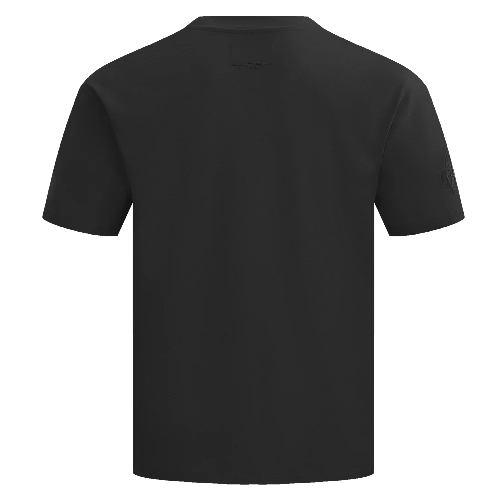 NBA HOUSTON ROCKETS NEUTRAL MEN'S DROP SHOULDER TEE (BLACK) - Image 7