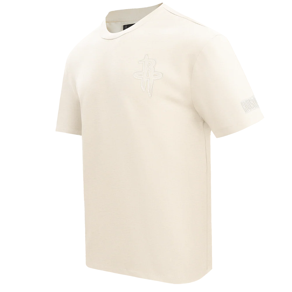 NBA HOUSTON ROCKETS NEUTRAL MEN'S COTTON JERSEY DROP SHOULDER TEE (GUAVA) - Image 14