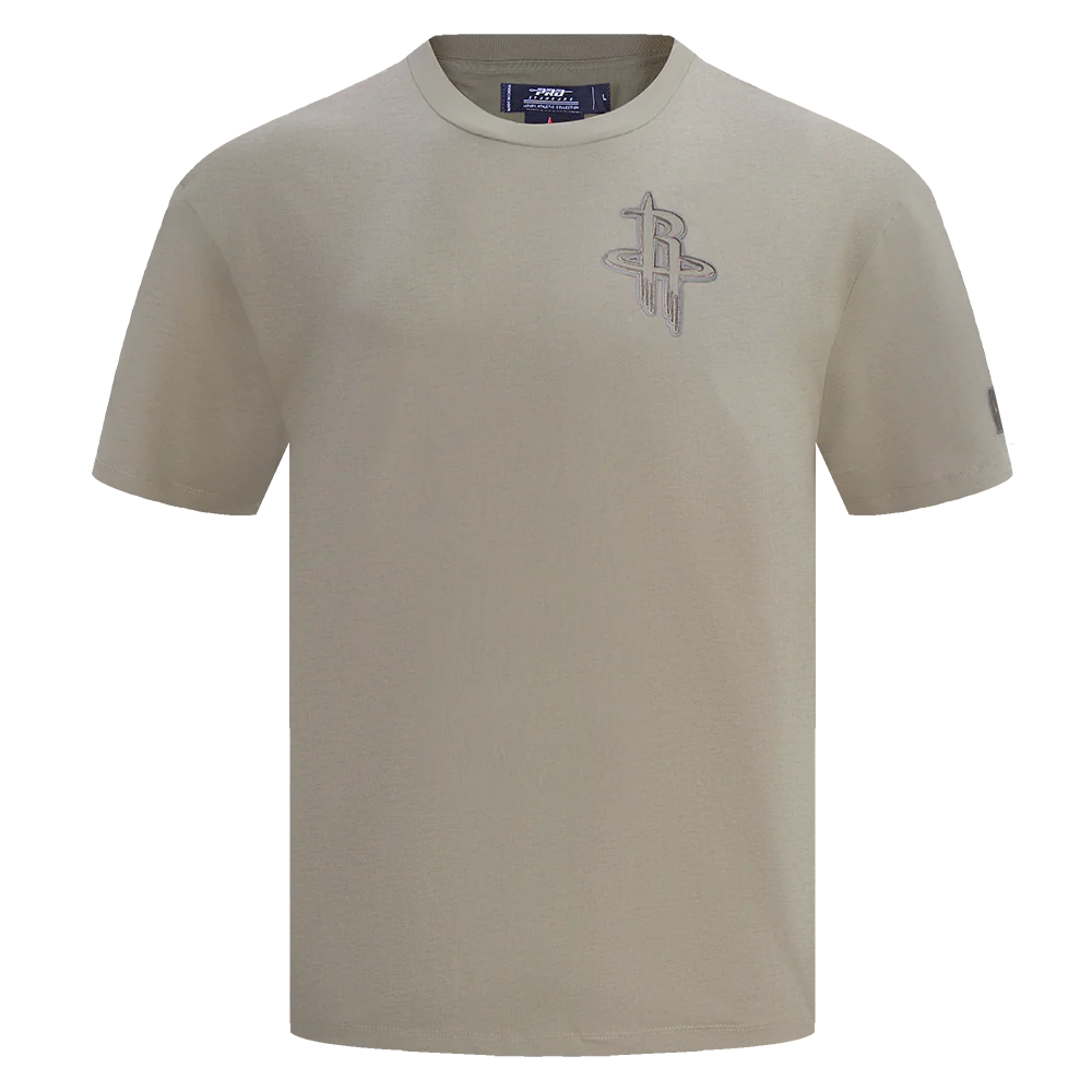 NBA HOUSTON ROCKETS NEUTRAL MEN'S COTTON JERSEY DROP SHOULDER TEE (GUAVA) - Image 21