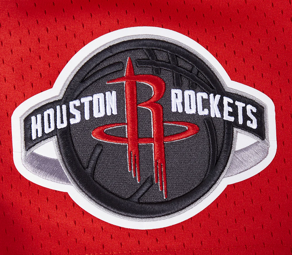 NBA HOUSTON ROCKETS CLASSIC MEN'S MESH SHORT (RED) - Image 6