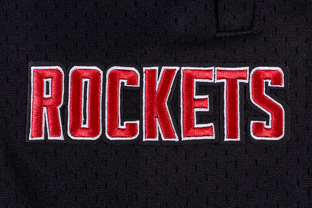 NBA HOUSTON ROCKETS SCRIPT TAIL MEN'S DOUBLE KNIT 2.0 SHORT (RED/BLACK) - Image 8