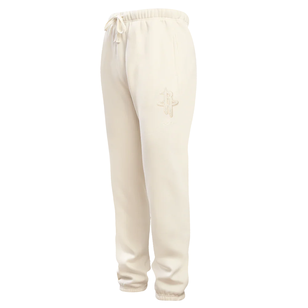 NBA HOUSTON ROCKETS NEUTRAL MEN'S SWEATPANT (EGGSHELL) - Image 4