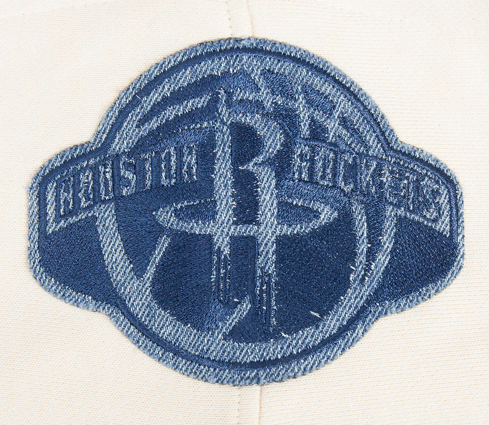 NBA HOUSTON ROCKETS VARSITY BLUES MEN'S PULLOVER HOODIE (LINEN) - Image 8