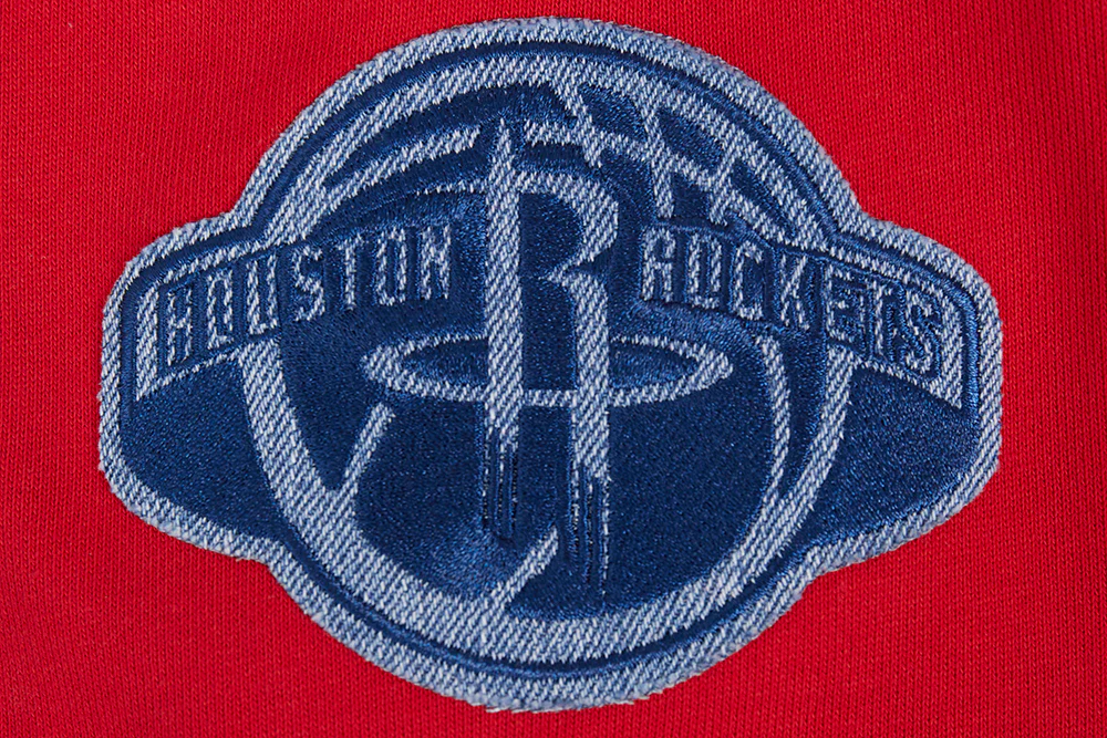 NBA HOUSTON ROCKETS VARSITY BLUES MEN'S PULLOVER HOODIE (RED) - Image 6