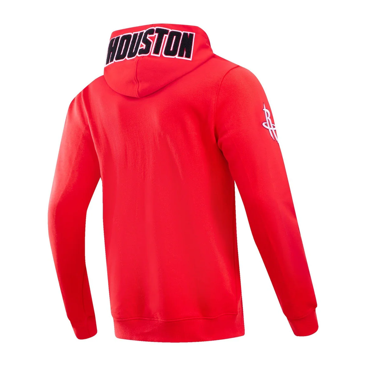 NBA HOUSTON ROCKETS CLASSIC CHENILLE MEN'S PO HOODIE (RED) - Image 4