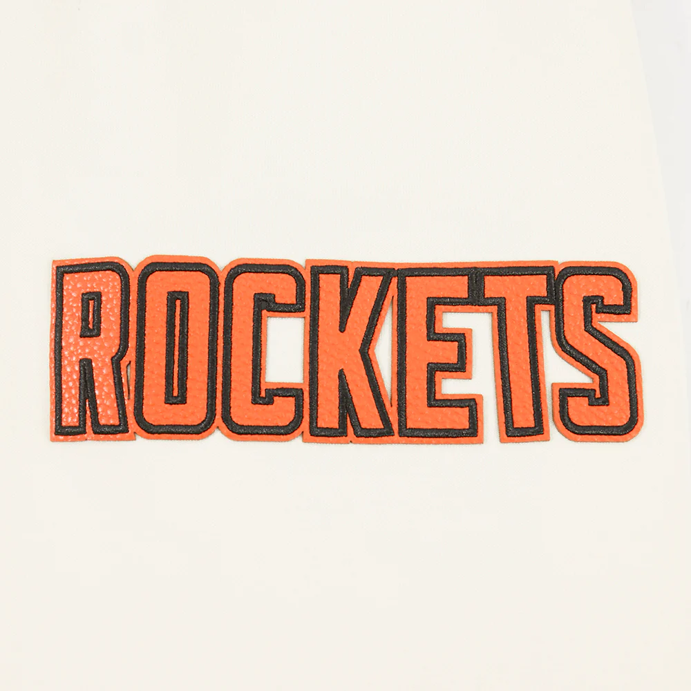 NBA HOUSTON ROCKETS NBA TONAL MEN'S DK PO HOODIE (EGGSHELL) - Image 10