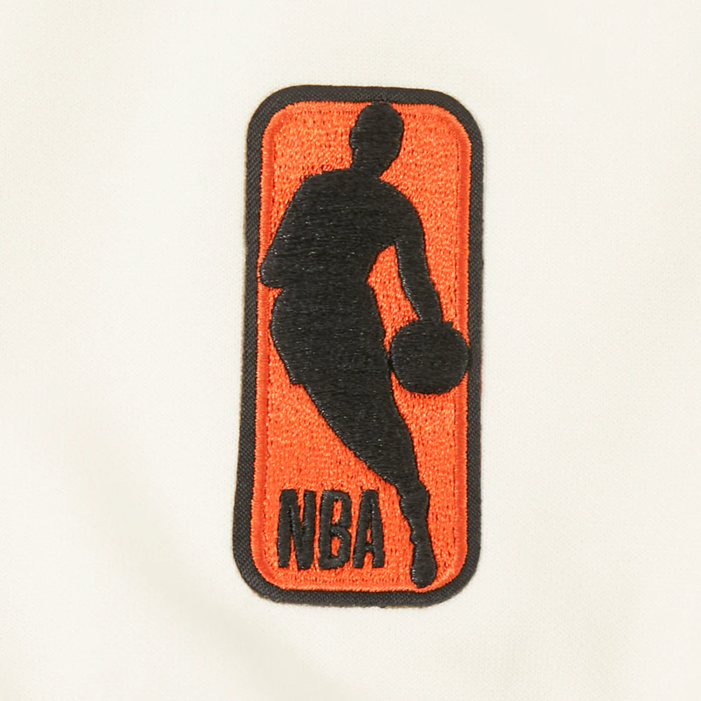 NBA HOUSTON ROCKETS NBA TONAL MEN'S DK PO HOODIE (EGGSHELL) - Image 6