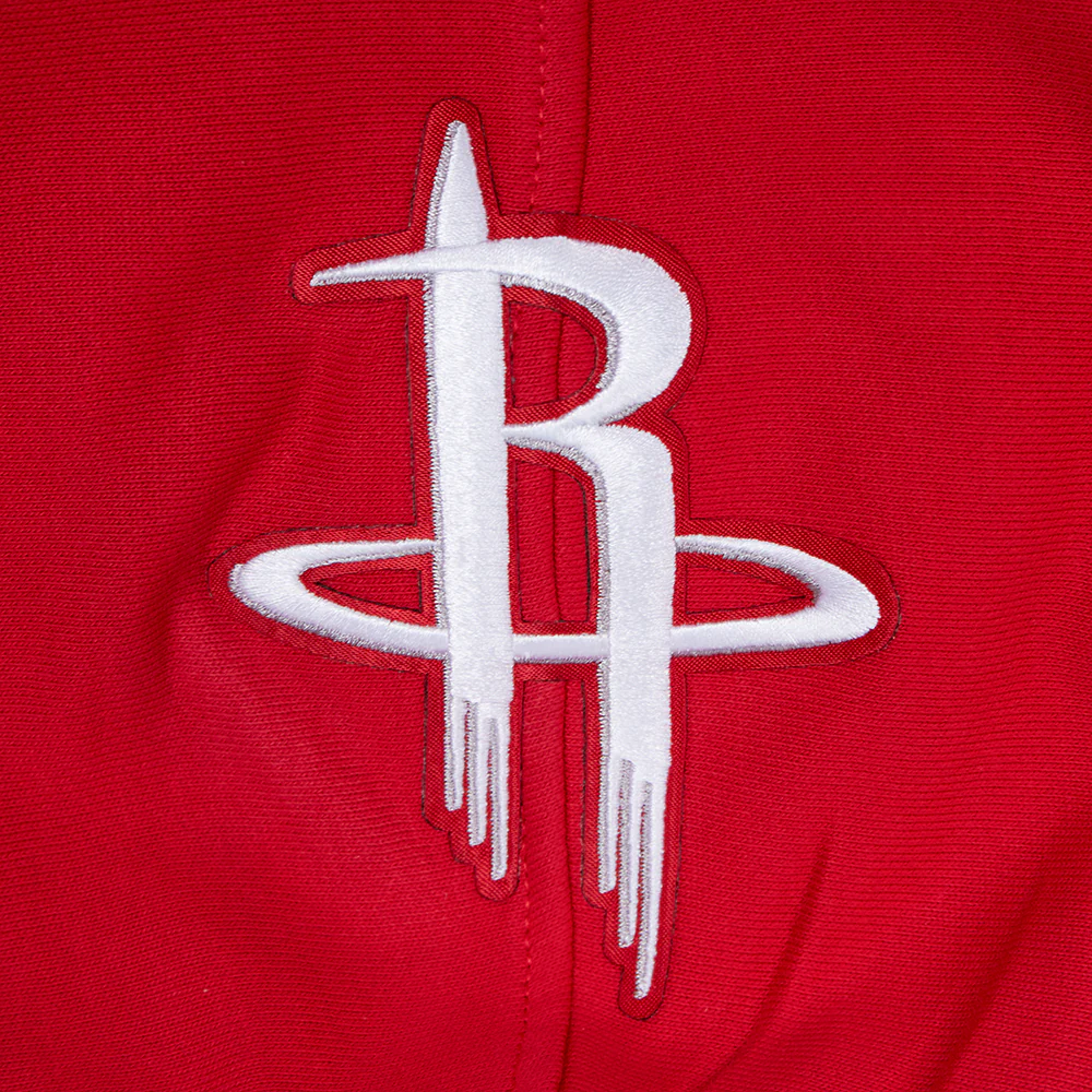 NBA HOUSTON ROCKETS CITY ARCH MEN'S FLC PO HOODIE (RED) - Image 5