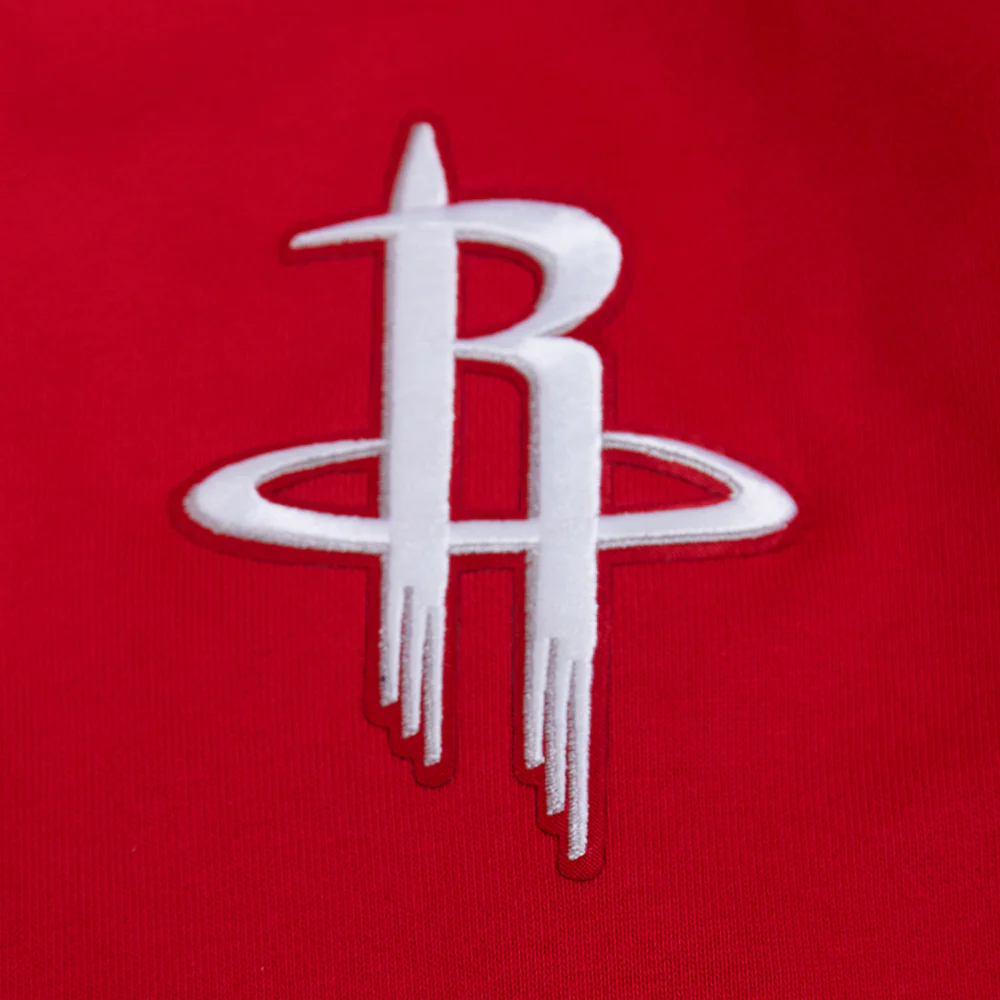 NBA HOUSTON ROCKETS CITY ARCH MEN'S FLC PO HOODIE (RED) - Image 6