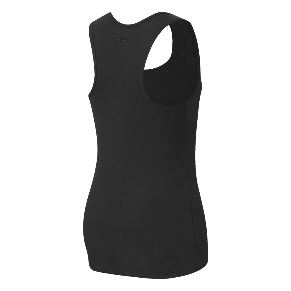 NBA HOUSTON ROCKETS TRIPLE BLACK WOMEN'S RELAXED FIT RACERBACK (TRIPLE BLACK) - Image 6