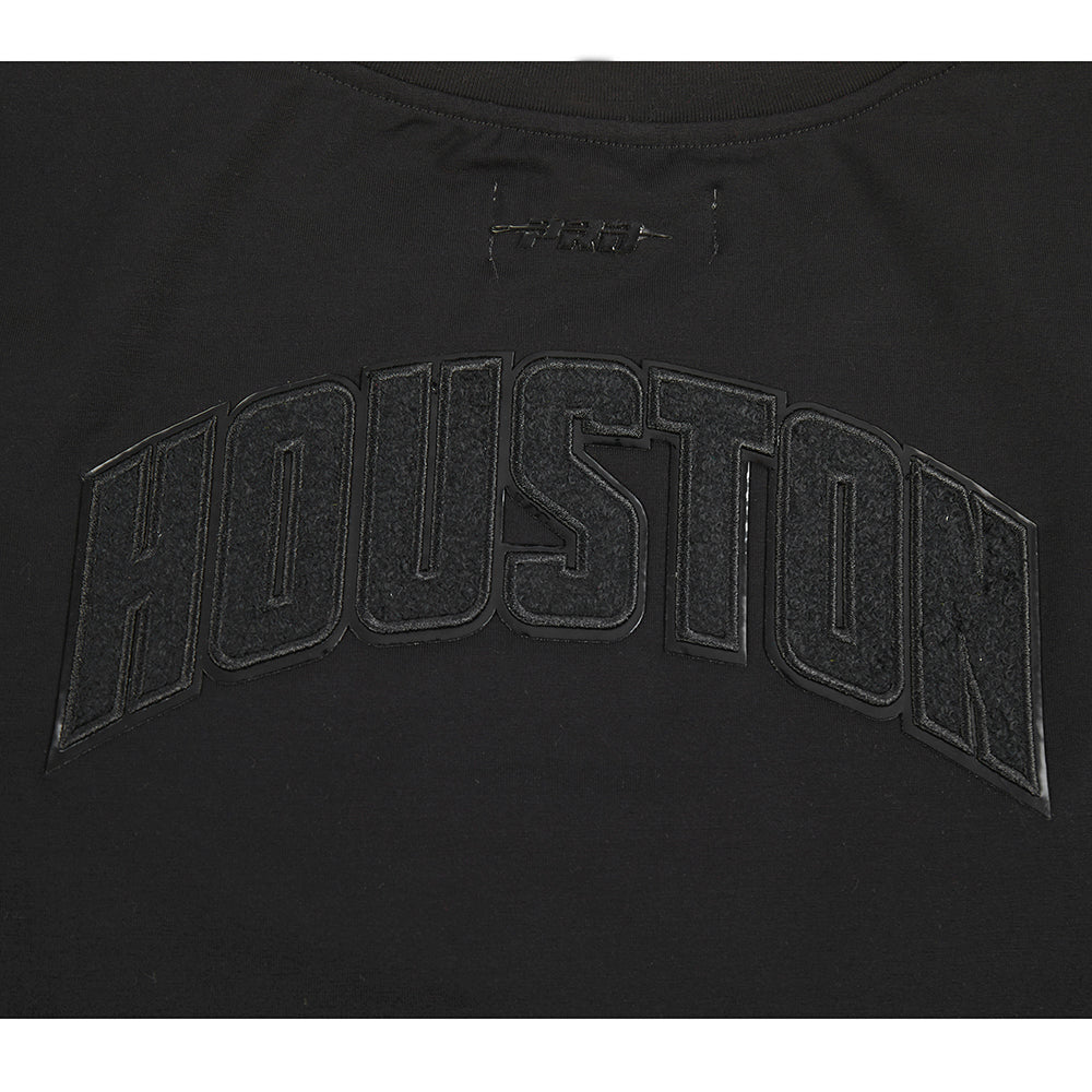 NBA HOUSTON ROCKETS TRIPLE BLACK WOMEN'S SJ BOXY TEE (TRIPLE BLACK WOMEN'S) - Image 7