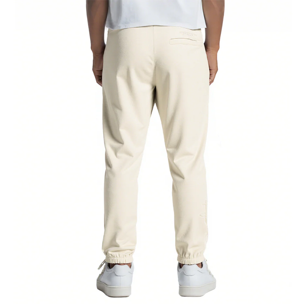 NBA HOUSTON ROCKETS NEUTRAL BIG BOYS FLC SWEATPANT (EGGSHELL) - Image 2