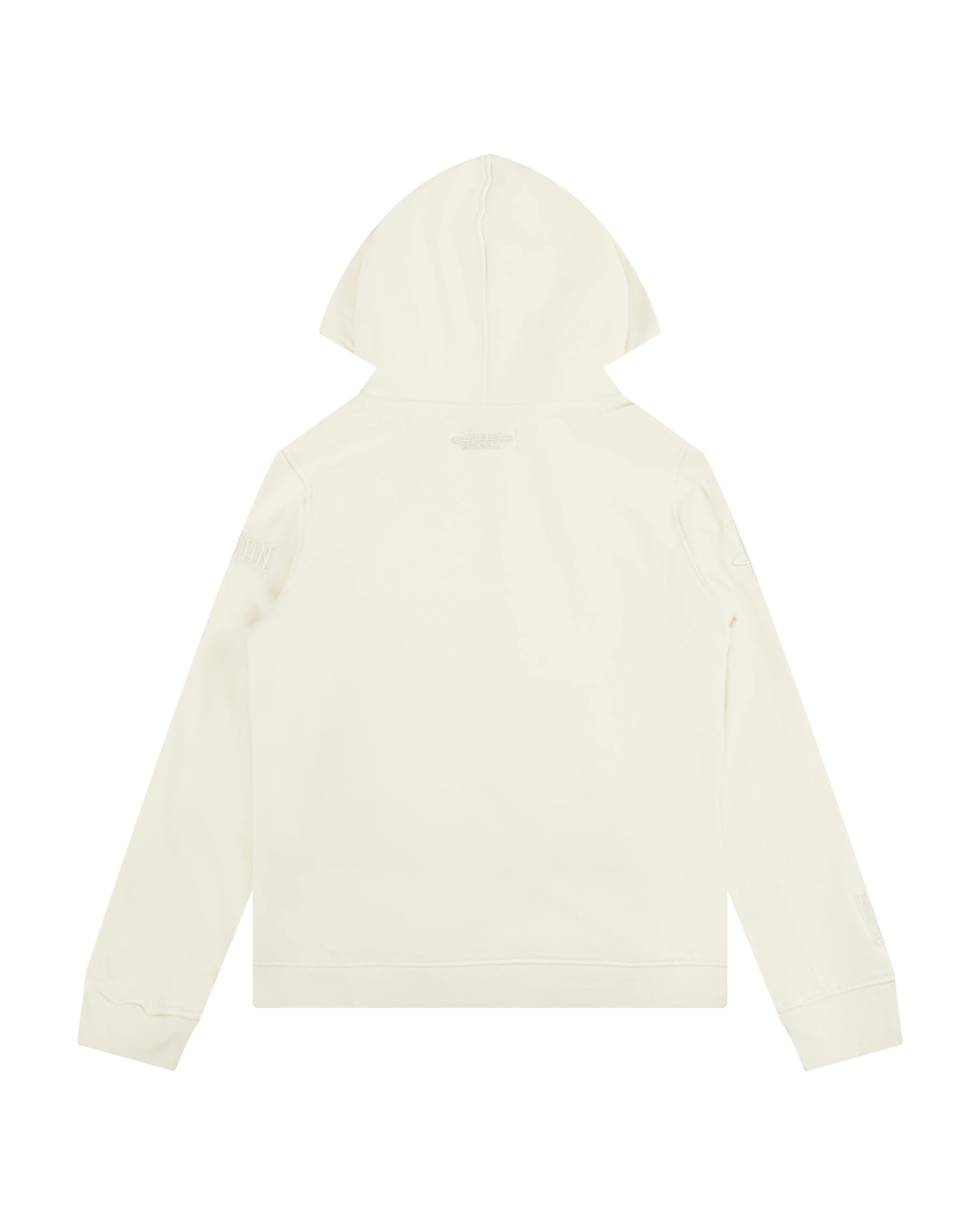 NBA HOUSTON ROCKETS NEUTRAL BIG BOYS FLEECE PULLOVER HOODIE (EGGSHELL) - Image 2