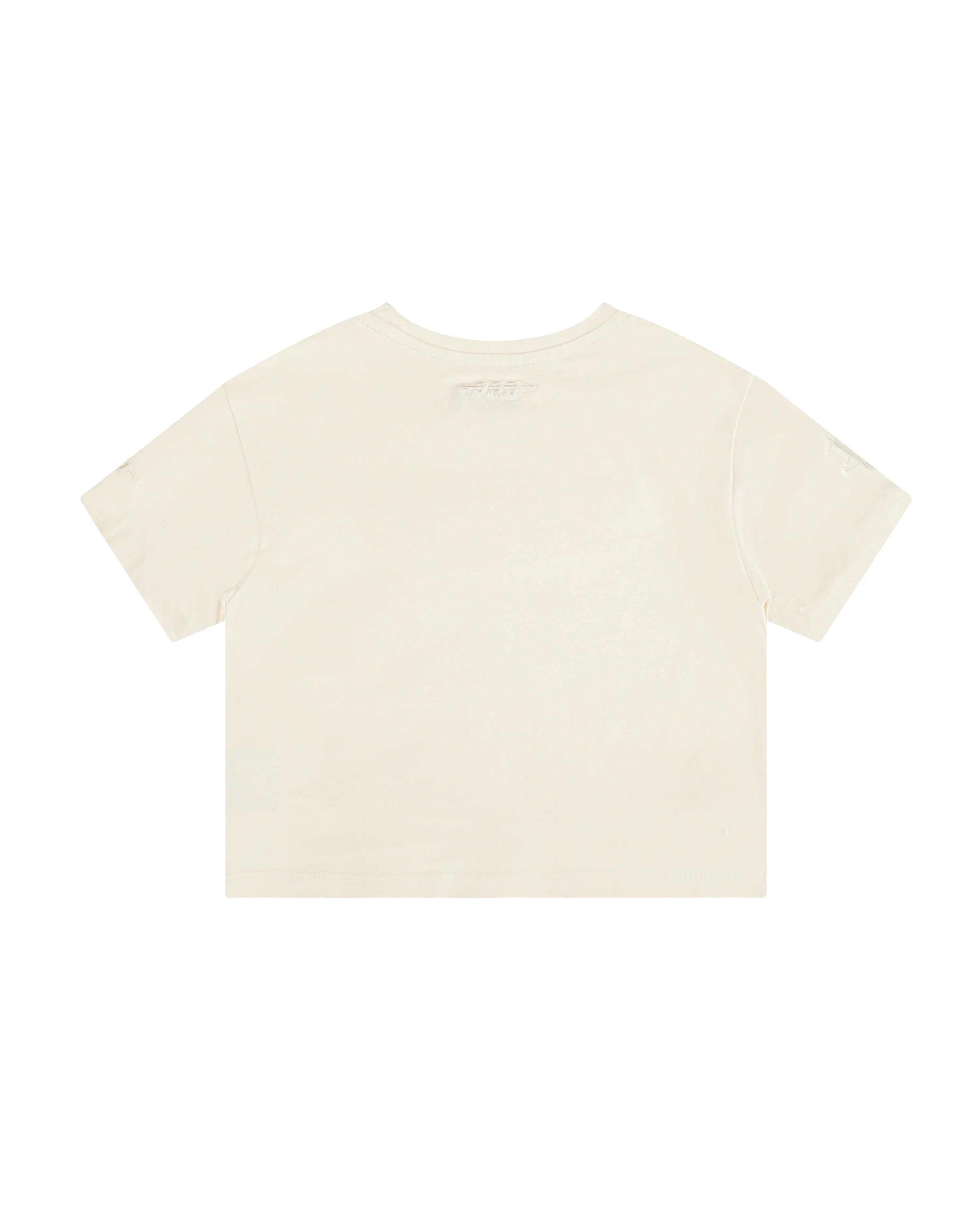 NBA HOUSTON ROCKETS NEUTRAL BIG GIRLS SHORT SLEEVE BOXY TEE (EGGSHELL) - Image 2