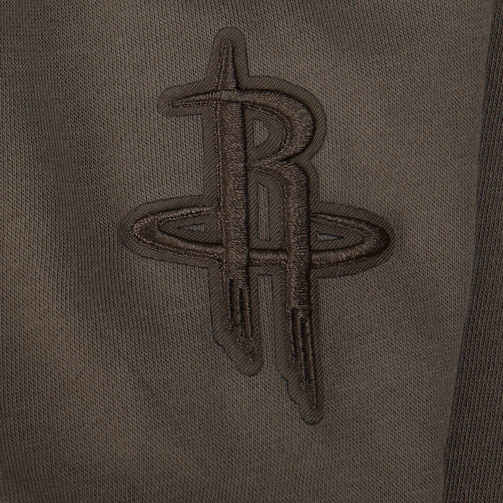 NBA HOUSTON ROCKETS NEUTRAL BIG GIRLS FLC CREWNECK (DARK TAUPE) - Image 6