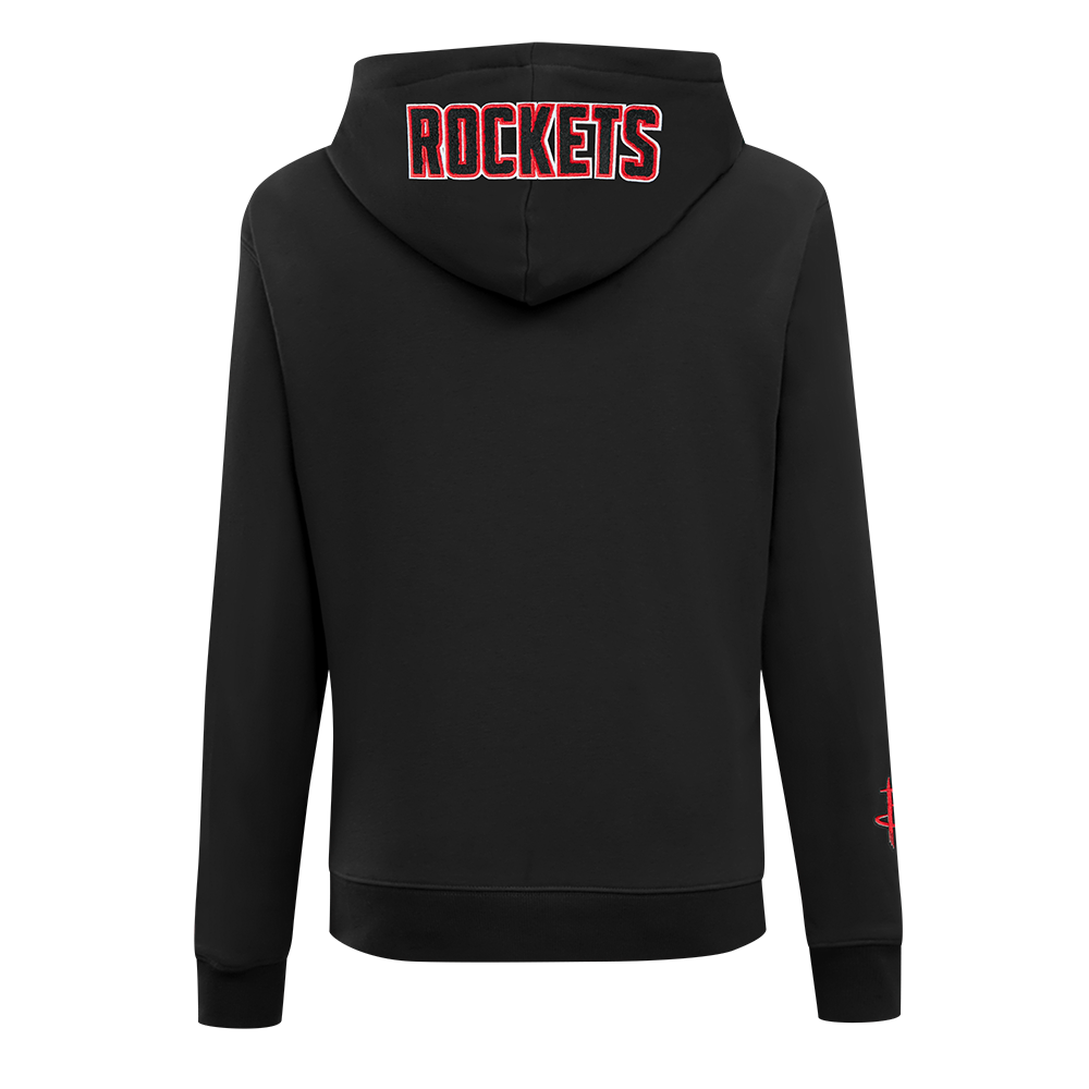 NBA HOUSTON ROCKETS CLASSIC PO HOODIE (BLACK) - Image 3