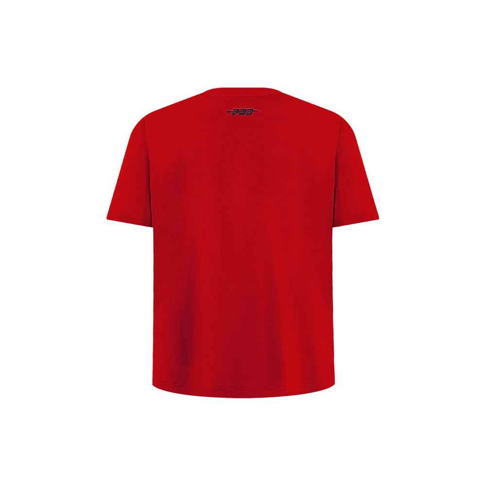 NBA HOUSTON ROCKETS RETRO CLASSIC LITTLE BOYS SHORT SLEEVE TAPING TEE (RED/BLACK) - Image 3