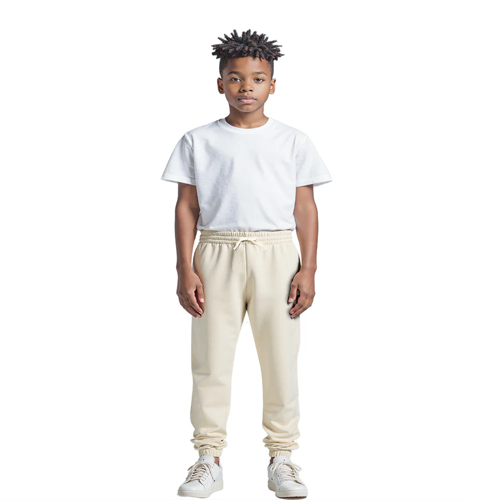 NBA HOUSTON ROCKETS NEUTRAL LITTLE BOYS FLC SWEATPANT (EGGSHELL) - Image 3