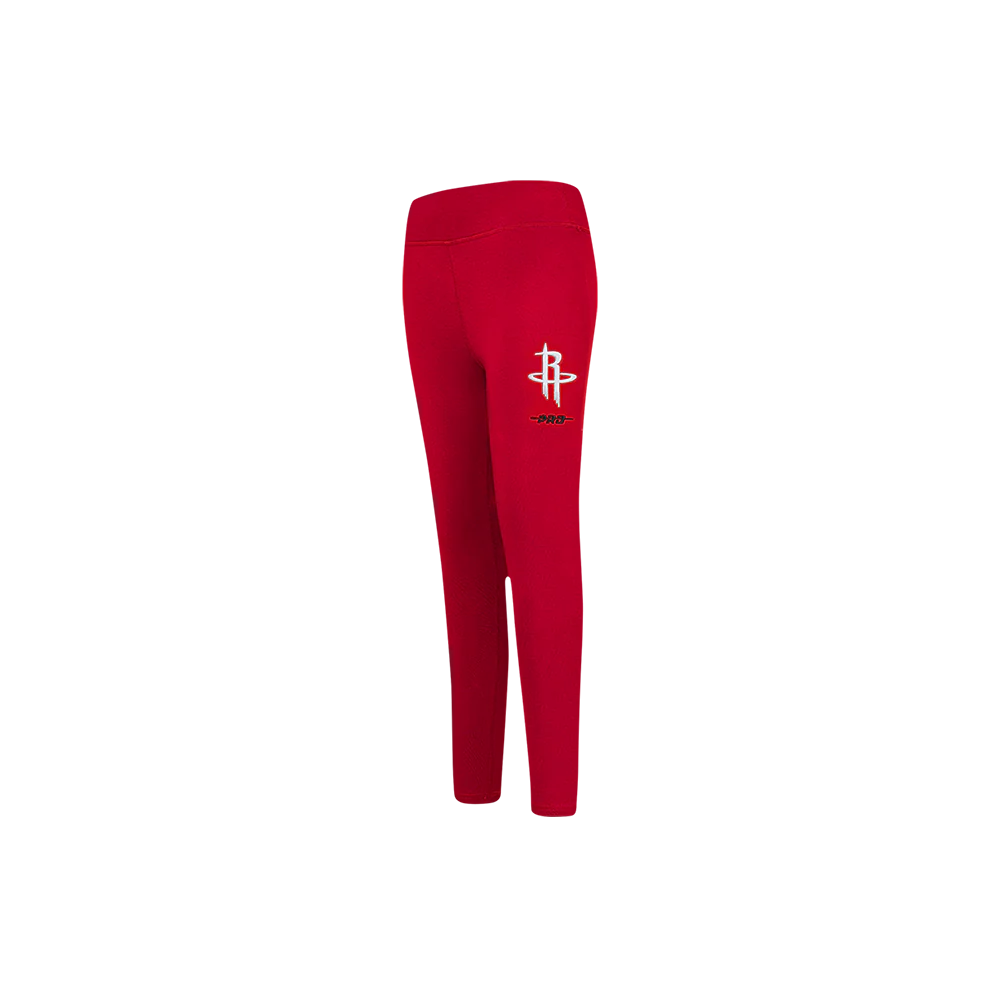 NBA HOUSTON ROCKETS RETRO CLASSIC LITTLE GIRLS LEGGING (RED) - Image 4