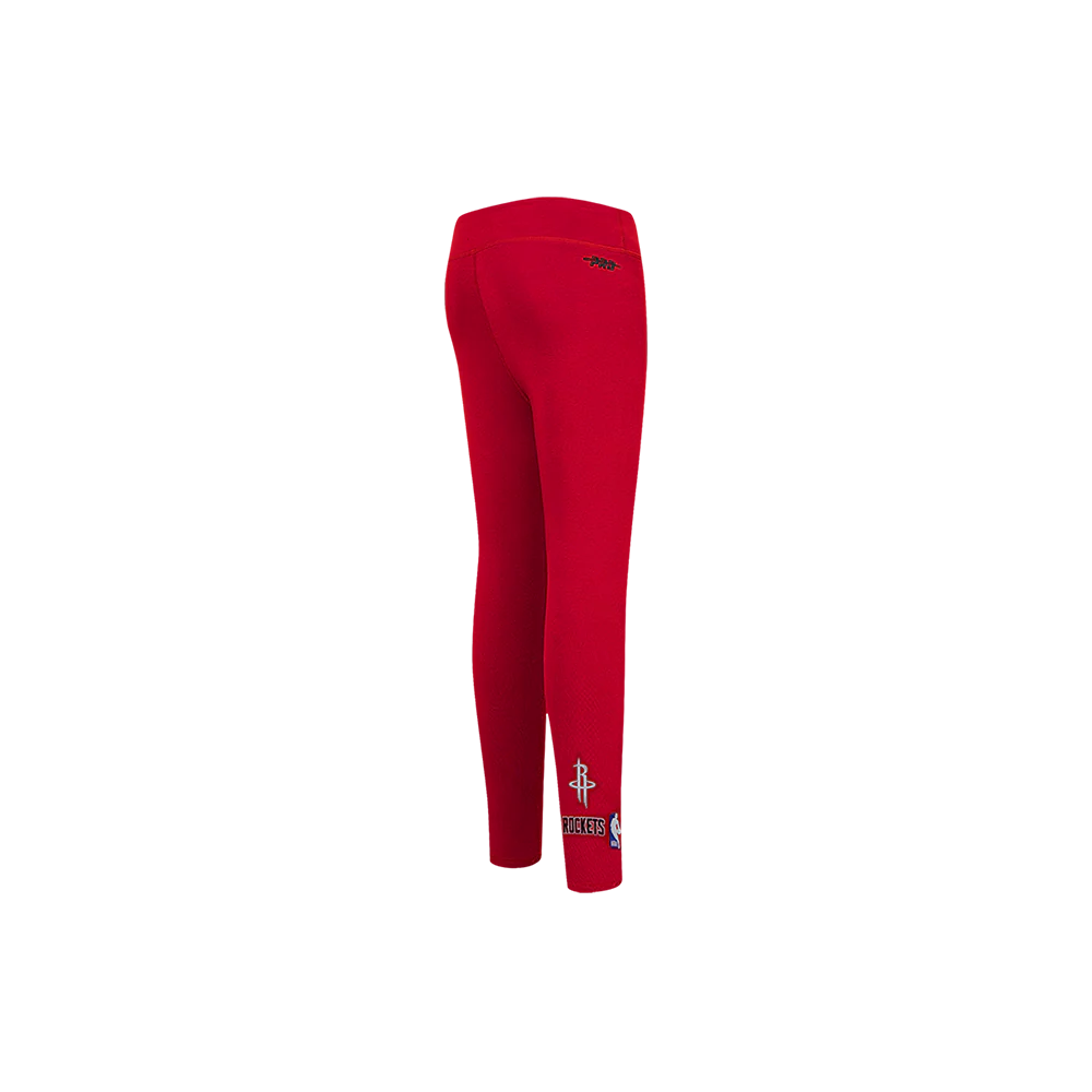 NBA HOUSTON ROCKETS RETRO CLASSIC LITTLE GIRLS LEGGING (RED) - Image 6