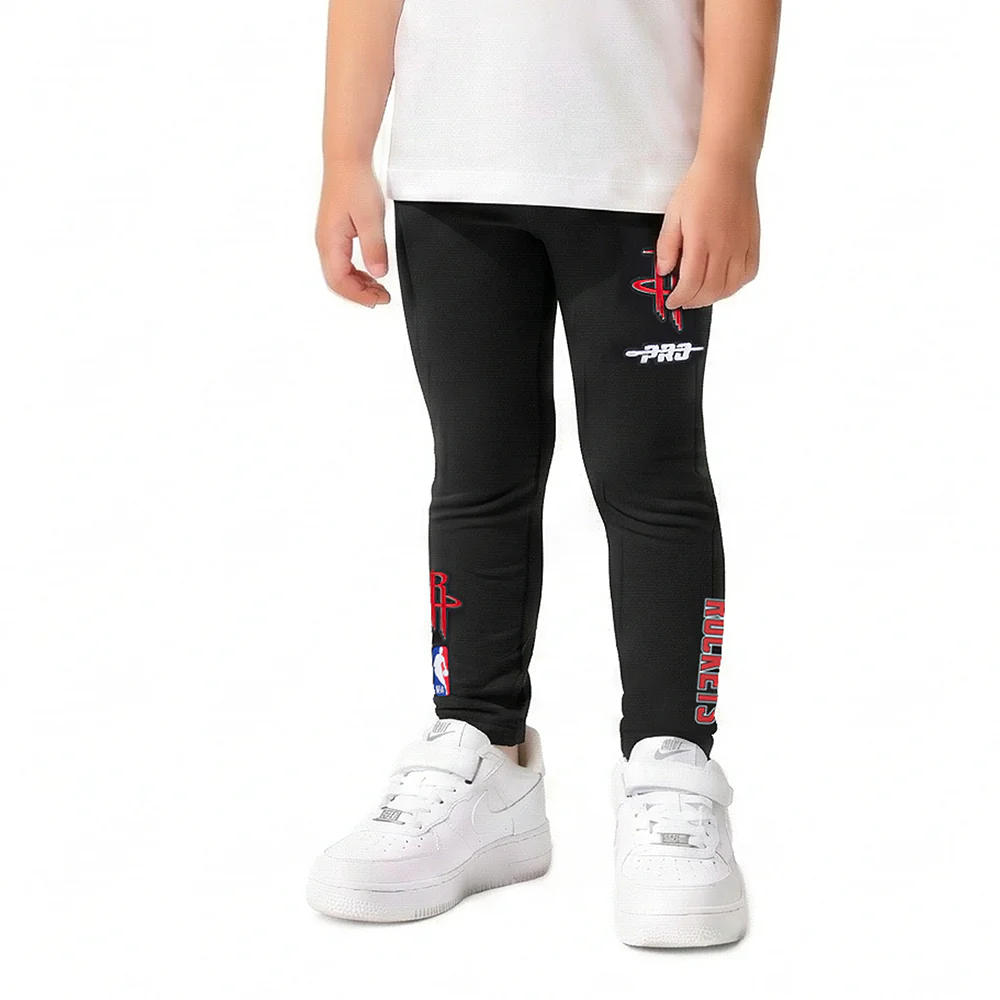 NBA HOUSTON ROCKETS CLASSIC TODDLER GIRLS LEGGING (BLACK) - Image 2
