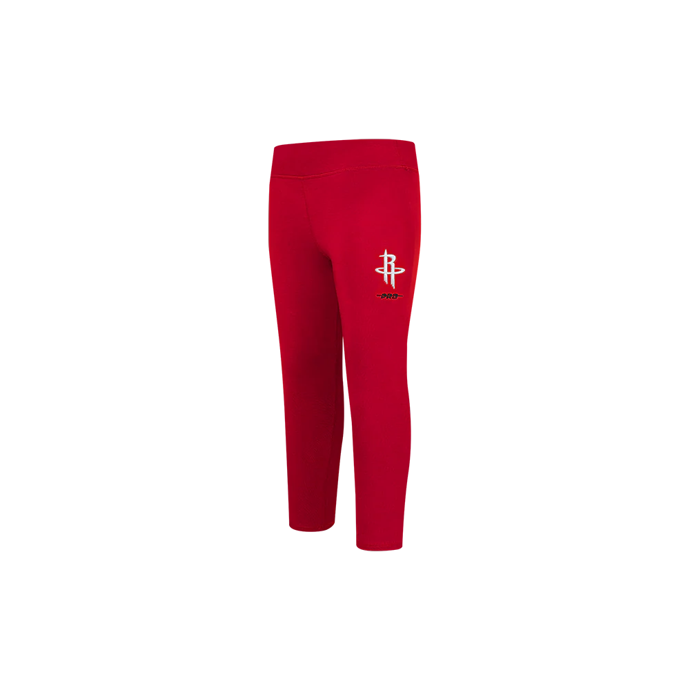 NBA HOUSTON ROCKETS RETRO CLASSIC TODDLER GIRLS LEGGING (RED) - Image 4