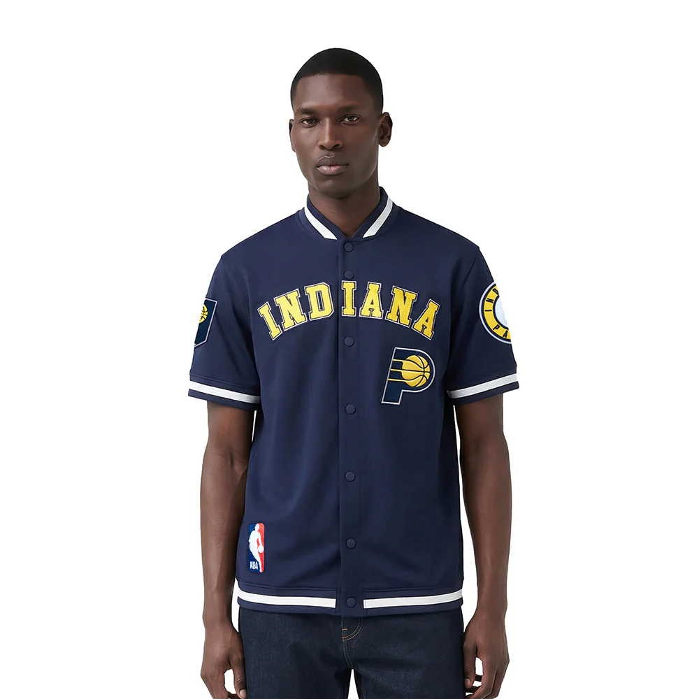 INDIANA PACERS CLASSIC MEN'S WARM UP JACKET (MIDNIGHT NAVY)
