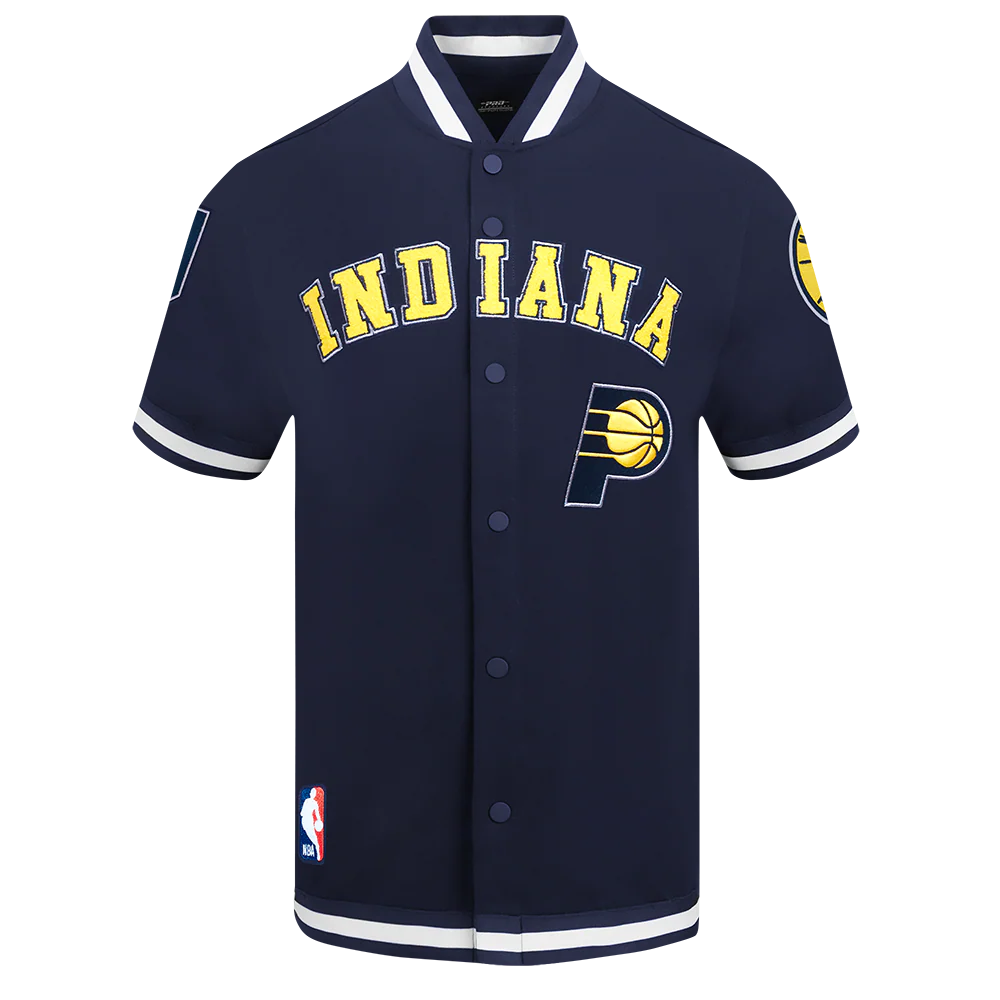 INDIANA PACERS CLASSIC MEN'S WARM UP JACKET (MIDNIGHT NAVY) - Image 5