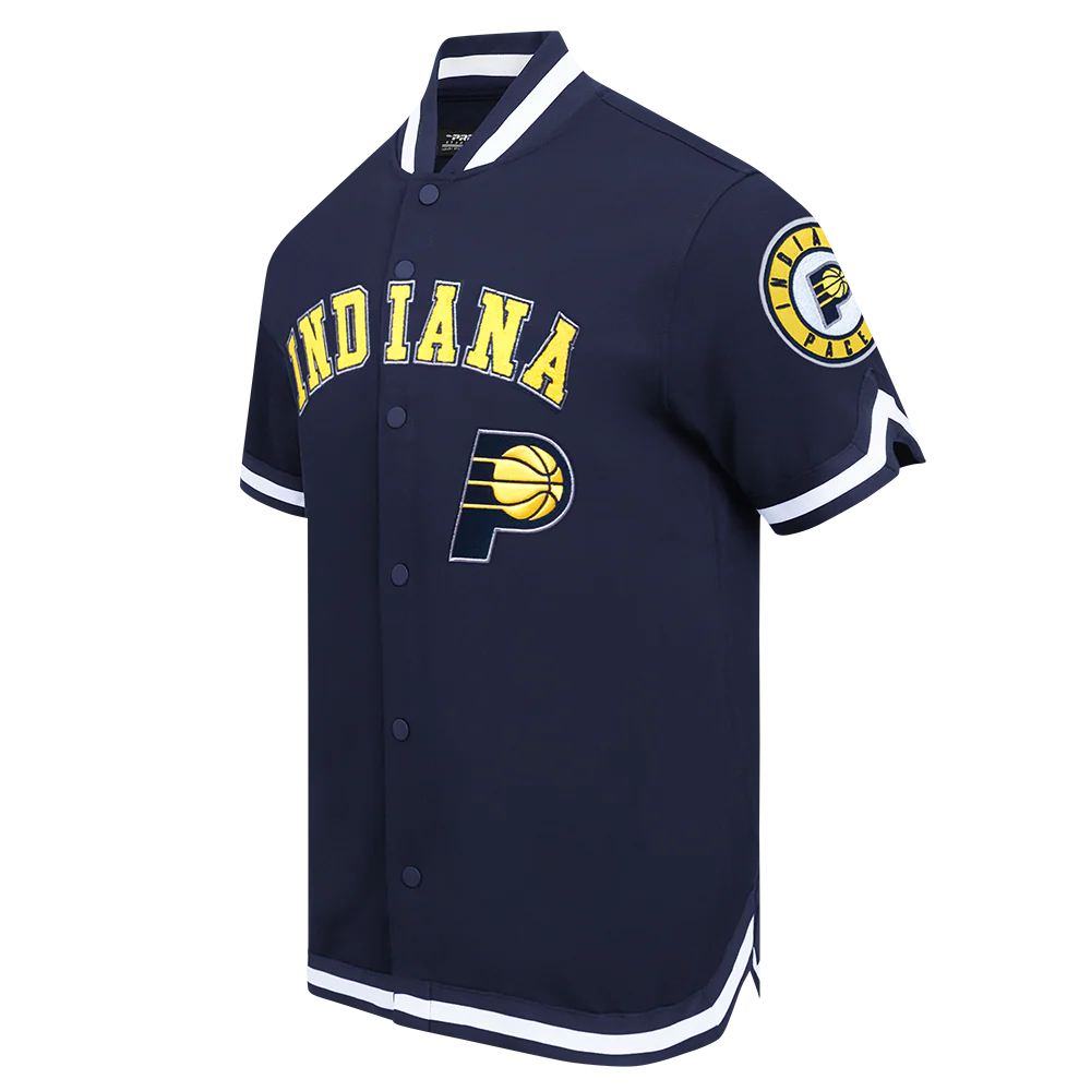 INDIANA PACERS CLASSIC MEN'S WARM UP JACKET (MIDNIGHT NAVY) - Image 6