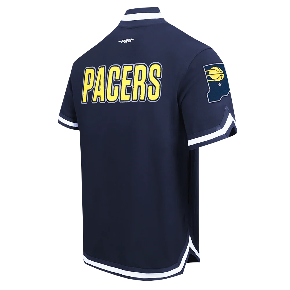 INDIANA PACERS CLASSIC MEN'S WARM UP JACKET (MIDNIGHT NAVY) - Image 8