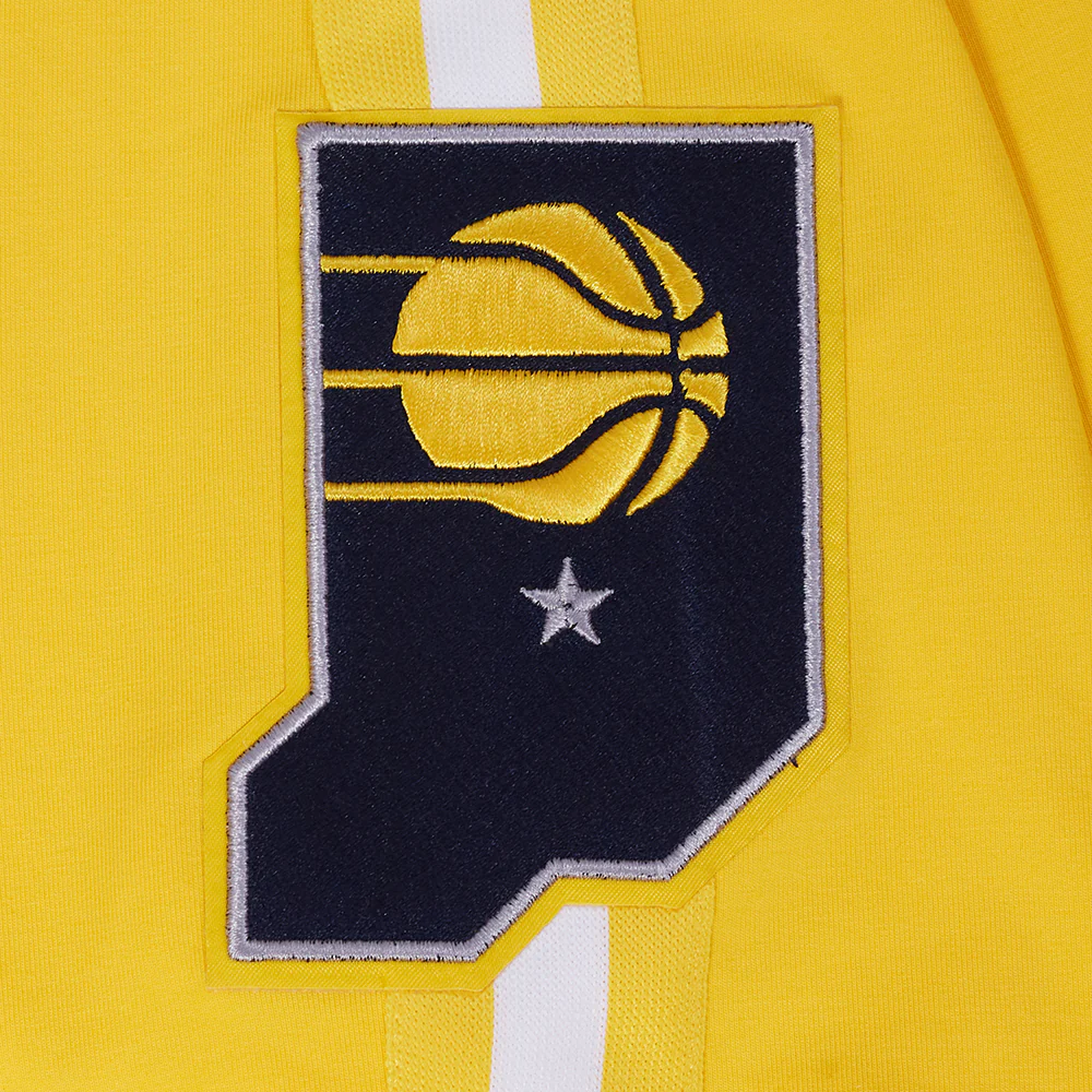 NBA INDIANA PACERS TYRESE HALIBURTON #0 CLASSIC PNN MEN'S SJ TAPING (YELLOW) - Image 9