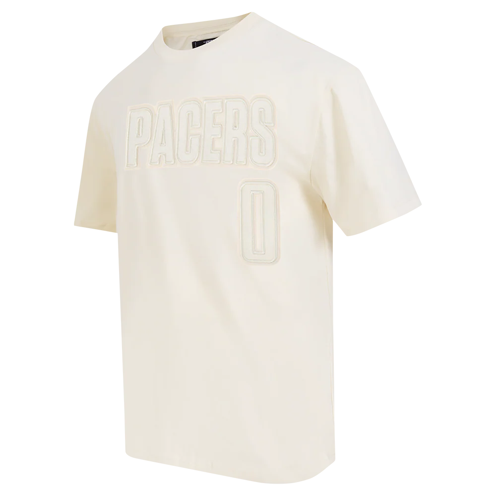 NBA INDIANA PACERS TYRESE HALIBURTON #0 NEUTRAL PNN MEN'S CJ DROP SHOULDER TEE (EGGSHELL) - Image 4
