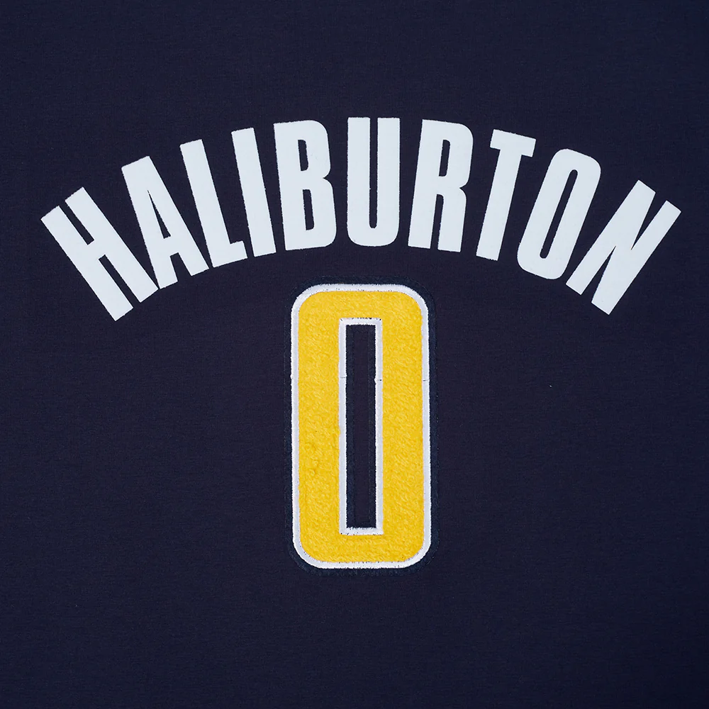 NBA INDIANA PACERS TYRESE HALIBURTON #0 CLASSIC PNN MEN'S SJ TEE V2 (MIDNIGHT NAVY) - Image 8