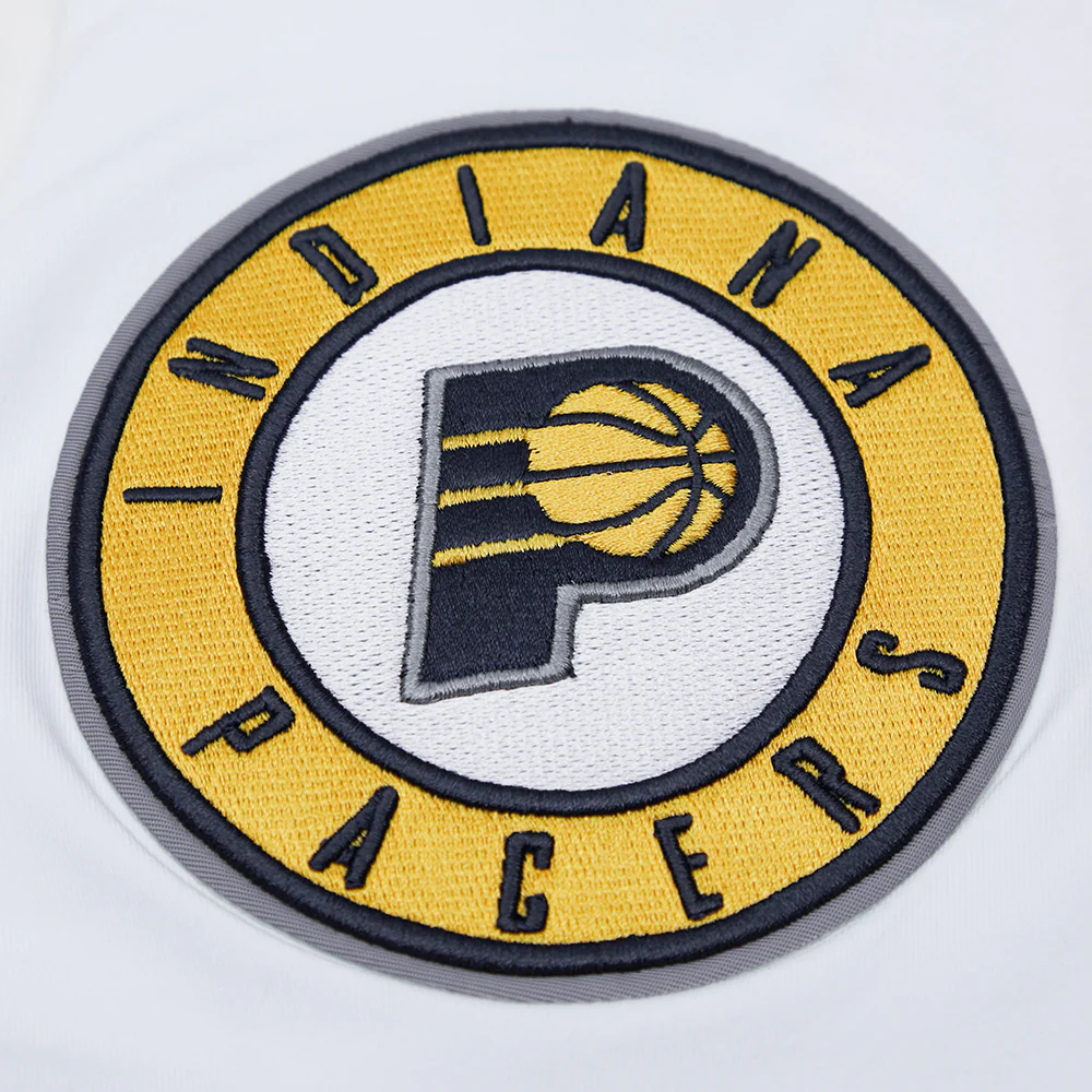 NBA INDIANA PACERS CLASSIC CHENILLE MEN'S TEE (WHITE) - Image 9