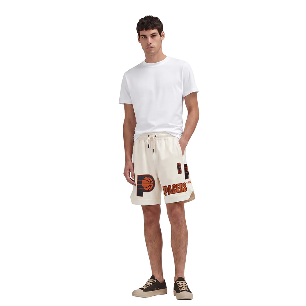 NBA INDIANA PACERS NBA TONAL MEN'S DK SHORT (EGGSHELL) - Image 3