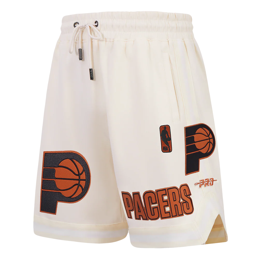 NBA INDIANA PACERS NBA TONAL MEN'S DK SHORT (EGGSHELL) - Image 4