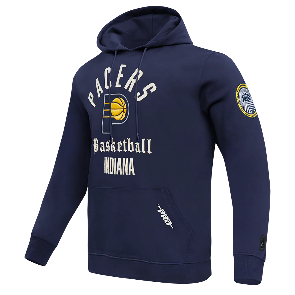 INDIANA PACERS MODERN ORIGINALS MEN'S FLC PO HOODIE (MIDNIGHT NAVY) - Image 3