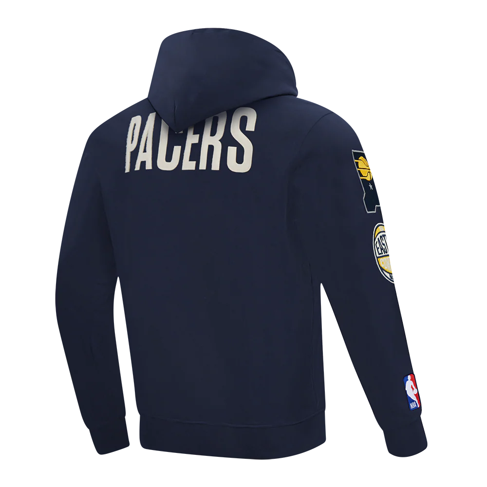 INDIANA PACERS MODERN ORIGINALS MEN'S FLC PO HOODIE (MIDNIGHT NAVY) - Image 4